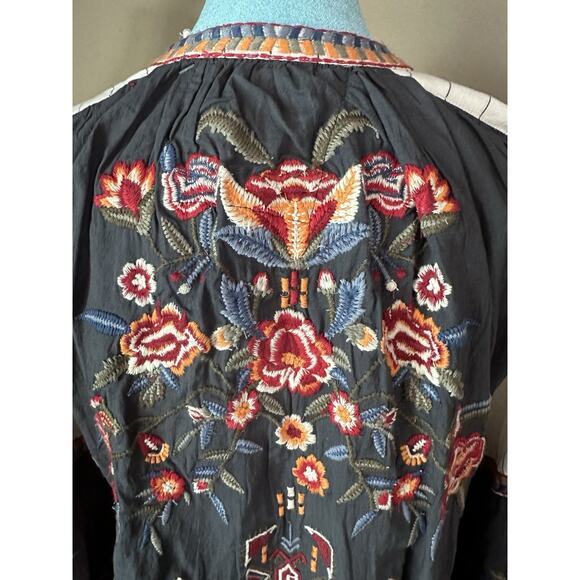 Kyla Sero Women S Handmade Tunic Limited Embroidered peasant Aztec cottage - Picture 12 of 15